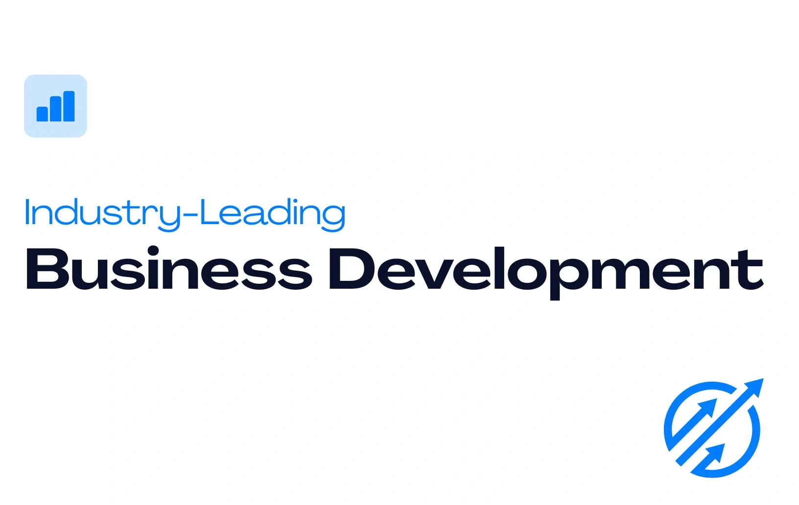 Industry-leading business development